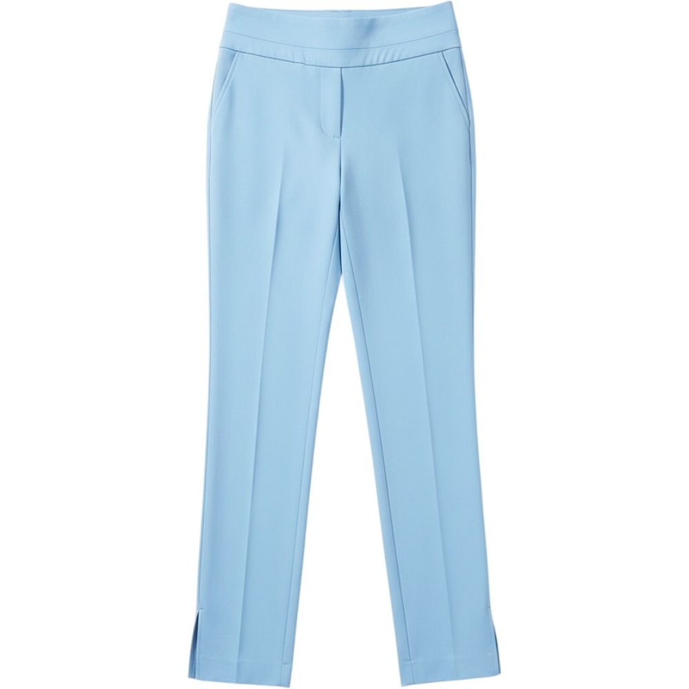 Zac & Rachel Women's Size 14 Mid Rise Wide Crop Pants Airy Blue NWT $60